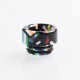 Authentic Reewape AS171 Replacement 810 Drip Tip for SMOK TFV8 / TFV12 Tank / Kennedy - Black + Multiple Color, Resin, 12mm