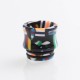 Authentic Reewape AS172 Replacement 810 Drip Tip for SMOK TFV8 / TFV12 Tank / Kennedy - Black + Multiple Color, Resin, 15.5mm