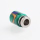 Authentic Reewape AS104 510 Drip Tip for RDA / RTA / RDTA / Sub-Ohm Tank Vape Atomizer - Green, Stainless Steel + Resin, 15.6mm