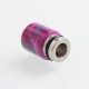 Authentic Reewape AS104 510 Drip Tip for RDA / RTA / RDTA / Sub-Ohm Tank Vape Atomizer - Purple, Stainless Steel + Resin, 15.6mm