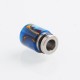 Authentic Reewape AS104 510 Drip Tip for RDA / RTA / RDTA / Sub-Ohm Tank Vape Atomizer - Blue, Stainless Steel + Resin, 15.6mm