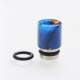 Authentic Reewape AS104 510 Drip Tip for RDA / RTA / RDTA / Sub-Ohm Tank Vape Atomizer - Blue, Stainless Steel + Resin, 15.6mm
