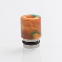 Authentic Reewape AS104 510 Drip Tip for RDA / RTA / RDTA / Sub-Ohm Tank Atomizer - Brown, Stainless Steel + Resin, 15.6mm