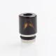 Authentic Reewape AS104 510 Drip Tip for RDA / RTA / RDTA / Sub-Ohm Tank Vape Atomizer - Black, Stainless Steel + Resin, 15.6mm