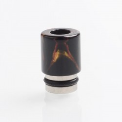 Authentic Reewape AS104 510 Drip Tip for RDA / RTA / RDTA / Sub-Ohm Tank Atomizer - Black, Stainless Steel + Resin, 15.6mm