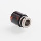 Authentic Reewape AS104 510 Drip Tip for RDA / RTA / RDTA / Sub-Ohm Tank Vape Atomizer - Black, Stainless Steel + Resin, 15.6mm