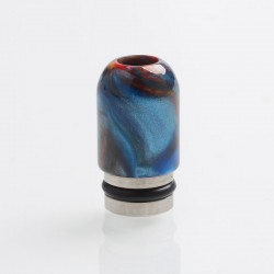Authentic Reewape AS106 510 Drip Tip for RDA / RTA / RDTA / Sub-Ohm Tank Atomizer - Blue, Stainless Steel + Resin, 18.5mm