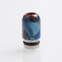 Authentic Reewape AS106 510 Drip Tip for RDA / RTA / RDTA / Sub-Ohm Tank Atomizer - Blue, Stainless Steel + Resin, 18.5mm