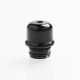 Authentic Reewape AS141 510 Drip Tip for RDA / RTA / RDTA / Sub-Ohm Tank Vape Atomizer - Black, Resin, 14mm