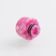 Authentic Reewape AS152 510 Drip Tip for RDA / RTA / RDTA - Red White, Resin, Temperature Change, 14mm