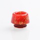 Authentic Reewape AS179 Replacement 810 Drip Tip for SMOK TFV8 / TFV12 Tank / Kennedy - Red Gold, Resin, 13mm