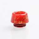 Authentic Reewape AS179 Replacement 810 Drip Tip for SMOK TFV8 / TFV12 Tank / Kennedy - Red Gold, Resin, 13mm