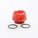 Authentic Reewape AS179 Replacement 810 Drip Tip for SMOK TFV8 / TFV12 Tank / Kennedy - Red Gold, Resin, 13mm