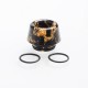 Authentic Reewape AS179 Replacement 810 Drip Tip for SMOK TFV8 / TFV12 Tank / Kennedy - Black Gold, Resin, 13mm