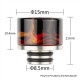 Authentic Reewape AS131 510 Drip Tip for RDA / RTA / RDTA / Sub-Ohm Tank Atomizer - Purple, Resin + SS, 11mm