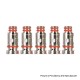 Authentic Bohr Flask Pod System Replacement DL Mesh Coil Head - Silver, 0.4ohm (5 PCS)