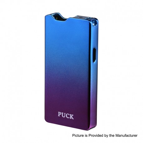 Authentic Demon Killer PUCK 400mAh Pod System Mod Battery - Blue Purple, Zinc Alloy