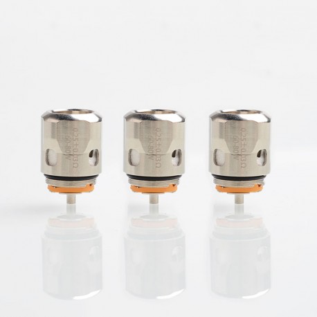 Authentic Ehpro Raptor Replacement Mesh Dual Coil Head - Silver, 0.25ohm (60~80W) (3 PCS)