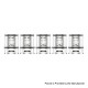 Authentic Voopoo MT-M2 Replacement Dual Mesh Coil Head for Maat Tank Atomizer - Silver, 0.2ohm (55~80W) (5 PCS)