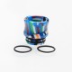 Authentic Reewape AS172 Replacement 810 Drip Tip for SMOK TFV8 / TFV12 Tank / Kennedy - Blue + Multiple Color, Resin, 15.5mm