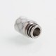 Authentic Reewape AS103S 510 Drip Tip for RDA / RTA / RDTA / Sub-Ohm Tank Vape Atomizer - White, Stainless Steel + Resin, 16mm
