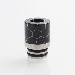 Authentic Reewape AS103S 510 Drip Tip for RDA / RTA / RDTA / Sub-Ohm Tank Atomizer - Black, Stainless Steel + Resin, 16mm
