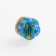 Authentic Reewape AS163 510 Drip Tip for RDA / RTA / RDTA / Sub-Ohm Tank Atomizer - Blue Gold, Resin, 15mm