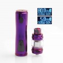 Authentic HorizonTech Falcon 80W VW Mod + Falcon King Sub Ohm Tank Starter Kit - Purple, 0.16 / 0.38ohm, 6ml, 5~80W, 1 x 18650