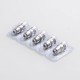 Authentic VOOPOO PnP-R1 Replacement Half DL Coil Head - Silver, 0.8ohm, 12~18W (5 PCS)