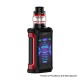 Authentic GeekVape Aegis X 200W TC VW Variable Wattage Mod w/ Cerberus Tank Kit - Red & Black, 5~200W, 5.5ml, 2 x 18650