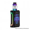 Authentic GeekVape Aegis X 200W TC VW Variable Wattage Mod w/ Cerberus Tank Kit - Rainbow & Black, 5~200W, 5.5ml, 2 x 18650