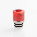 Authentic Reewape AS103 510 Drip Tip for RDA / RTA / RDTA /Sub-Ohm Tank Atomizer - Red Black, Stainless Steel + Resin, 16mm