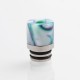 Authentic Reewape AS103 510 Drip Tip for RDA / RTA / RDTA / Sub-Ohm Tank Vape Atomizer - White, Stainless Steel + Resin, 16mm