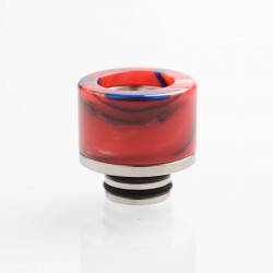 Authentic Reewape AS131 510 Drip Tip for RDA / RTA / RDTA / Sub-Ohm Tank Atomizer - Red, Resin + SS, 11mm