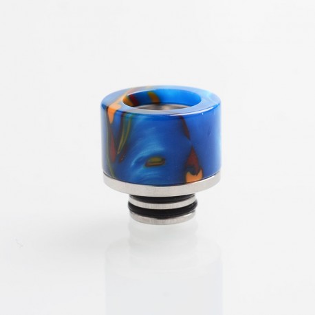 Authentic Reewape AS131 510 Drip Tip for RDA / RTA / RDTA / Sub-Ohm Tank Atomizer - Blue, Resin + SS, 11mm