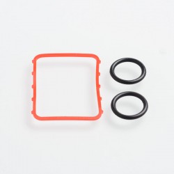 SXK Replacement O-Ring Seals for BB 60W / 70W Box Mod Kit - Red + Black, Silicone (3 PCS)