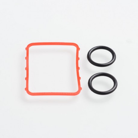 SXK Replacement O-Ring Seals for BB 60W / 70W Box Mod Kit - Red + Black, Silicone (3 PCS)
