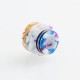 Authentic Reewape AS164 Replacement 810 Drip Tip for SMOK TFV8 / TFV12 Tank /Goon/Kennedy/Reload RDA - White + Gold, Resin, 15mm