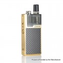 Authentic LostVape Orion Plus DNA 22W 950mAh VW Pod System Starter Kit - Gold-Textured, 0.25 / 0.5ohm, 2ml