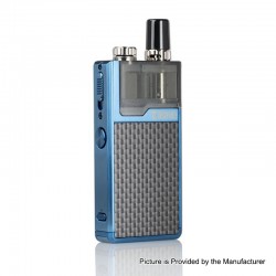 Authentic LostVape Orion Plus DNA 22W 950mAh VW Pod System Starter Kit - Blue-Textured, 0.25 / 0.5ohm, 2ml