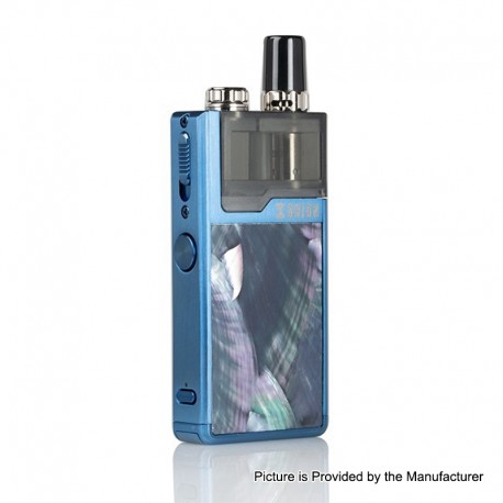 Authentic LostVape Orion Plus DNA 22W 950mAh VW Pod System Starter Kit - Blue-Ocean Scallop, 0.25 / 0.5ohm, 2ml