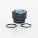 Authentic Reewape AS198 810 Drip Tip for SMOK TFV8 / TFV12 Tank / Kennedy - Black, Resin, 12mm
