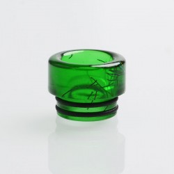 Authentic Reewape AS198 810 Drip Tip for SMOK TFV8 / TFV12 Tank / Kennedy - Green, Resin, 12mm