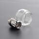 Authentic HorizonTech Falcon King Replacement Bubble Glass Tank Tube + M1+ 0.16ohm Single Mesh Coil Head - Transparent, 6ml