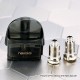 Authentic Nevoks Lusty Pod System Replacement Pod Cartridge w/ 0.6ohm Mesh Coil + 1.4ohm Regular Coil - Black, 3.3ml