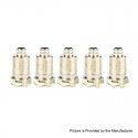 Authentic Nevoks Lusty Pod System Replacement Mesh Coil Head - Silver, 0.6ohm (20~25W) (5 PCS)
