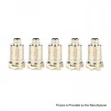 Authentic Nevoks Lusty Pod System Replacement Regular Coil Head - Silver, 0.6ohm (5 PCS)