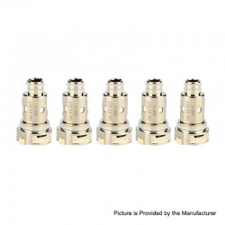 Authentic Nevoks Lusty Pod System Replacement MTL Regular Coil Head - Silver, 1.4ohm (12~15W) (5 PCS)