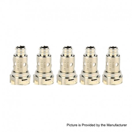 Authentic Nevoks Lusty Pod System Replacement MTL Regular Coil Head - Silver, 1.4ohm (12~15W) (5 PCS)