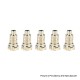 Authentic Nevoks Lusty Pod System Replacement Ceramic Coil Head - Silver, 1.4ohm (5 PCS)